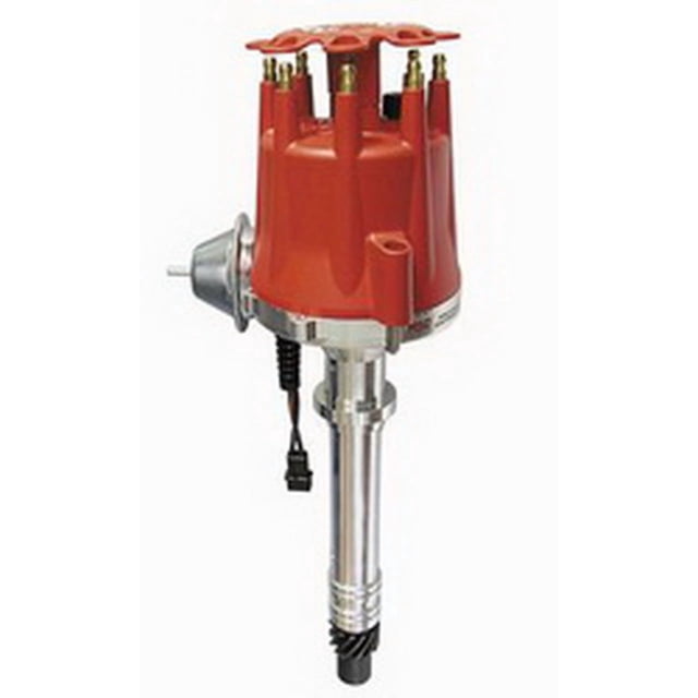 MSD Ignition Distributeur 8361 Street Pro-Billet; pour Utilisation avec Moteurs Chevy V8; Sans Module de Contrôle d'Allumage; Gâchette Magnétique; Aspirateur et Avance Mécanique; avec Engrenage en Fer