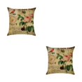 thumbnail image 3 of Maytalsory Easy To Change Flowers Pillowcase Addition To Home Decor Polyester Decorative Pillow Cushion Covers Soft Durable kztym001-9 2Set, 3 of 6