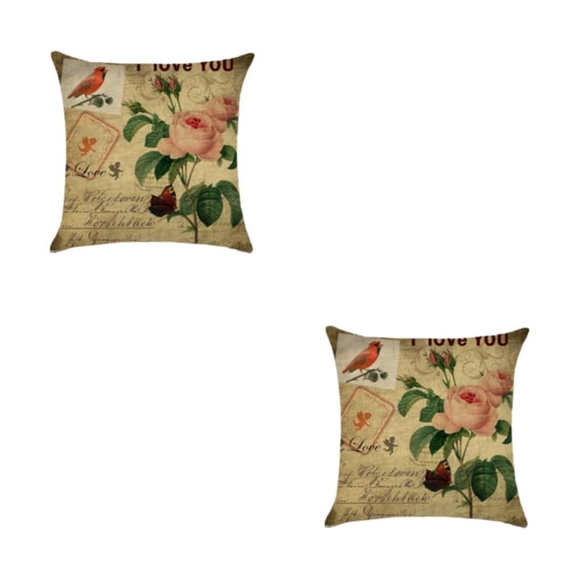 Yuarrent Funda de almohada de flores decorativa y elegante para decoración del hogar, fundas de cojines decorativos Type8 NO8
