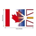 thumbnail image 3 of Clearance Sale! Flag of Newfoundland and Labrador Canada Canada and Flag for Outdoor Canadian Region of and Flags Polyester Banner with Canvas Header Brass for Outdoor Indoor Car, 3 of 6