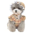 thumbnail image 4 of Plaid Casual Dog Dresses for Teedy Party Stripe Dog Costumes for Small Dogs Luxury Dog Outfit for Chihuahua Outdoor Pet Clothing ShopWise Round, 4 of 8