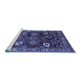 thumbnail image 2 of Ahgly Company Machine Washable Indoor Rectangle Oriental Blue Industrial Area Rugs, 4' x 6', 2 of 4