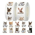 thumbnail image 2 of 500PCS Cute Dog & Cat Thank You Stickers, Cute Animals Envelope Seals Adhesive Labels, Cute Cat Self-Adhesive Labels for Gifts, Packaging and Small Business, DIY Crafts, Greeting Cards, 2 of 6