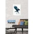 thumbnail image 2 of The Wizarding World: Harry Potter - Ravenclaw Illustrated House Logo Wall Poster, 14.725" x 22.375", Framed, 2 of 5