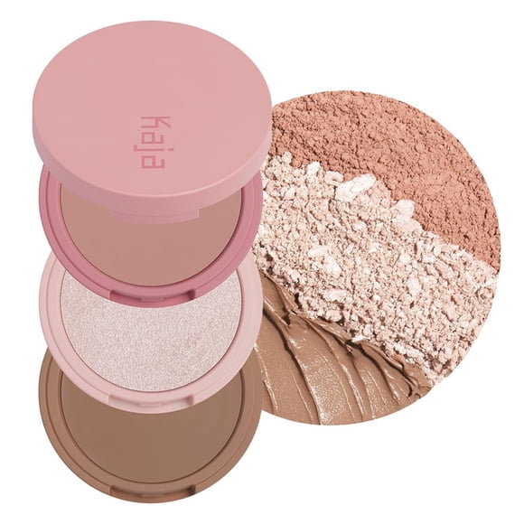 Trío para esculpir Makeup Kaja, 3 en 1, que se puede mezclar, Play Bento