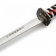 thumbnail image 2 of SZCO 37" Samurai Katana Sword - Handmade Stainless Steel Japanese Sword With Red Rain Skin, White Wood Scabbard., 2 of 8