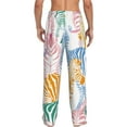 thumbnail image 6 of Cauagu Zebra Colourful Mens Pajama Pants Sleep & Lounge Pants,PJ Bottoms with Pockets-XX-Large, 6 of 7