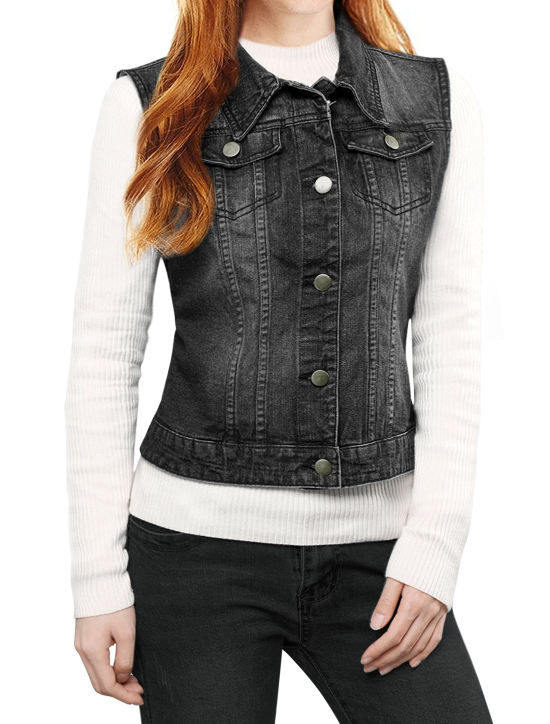 denim vest ladies
