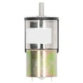 thumbnail image 1 of DC Gear Motor, 10W Self Locking Miniature 12V Electric Motor Reversible With Holder For Bank Equipment 0-5 RPM,0-10 RPM,0-50 RPM,0-150 RPM,0-200 RPM,0-300 RPM,0-600 RPM, 1 of 8