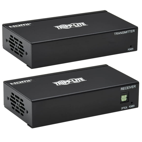 Tripp Lite by Eaton 2-Port HDMI over Cat6 Extender Kit Transmitter/Receiver, 4K 60 Hz HDR 4:4:4 PoC 230 ft. (70.1 m) TAA