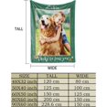 thumbnail image 6 of Custom Blanket with Photo Text Personalized Throw Blankets, Customized Picture Blanket Baby Fathers Mothers Friends Lovers Dog Pets Personalized Halloween Flannel Blanket (p-6, 32x48), 6 of 6