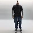 thumbnail image 2 of Ropa Para Hombre Gris Camiseta ones De Mezclil Establecidos Gris oscuro Hugo trajes de figura de acción masculina, 2 of 6