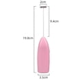thumbnail image 4 of Handheld Milk Flower, Battery Powered Electric Handheld Portable Mini Blender Foam Coffee Machine for Latte Cappuccino Milk Flower, 304 Stainless Steel Whiskpink, 4 of 7