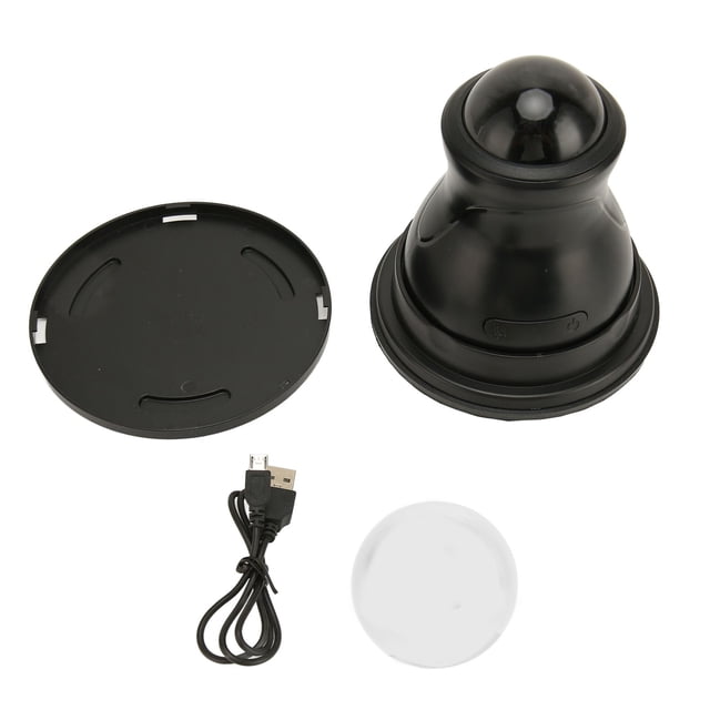 Rodillo de masaje eléctrico con ventosa y vibración para montaje en pared. Bola de masaje muscular.