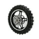 thumbnail image 3 of Rueda trasera para bicicleta de cross fuerte fuerza de fricción montaje universal de llanta de 65 mm de ancho con cojinete de rueda dentada de disco para motocicleta para Pit Fugacal Otros, 3 of 8