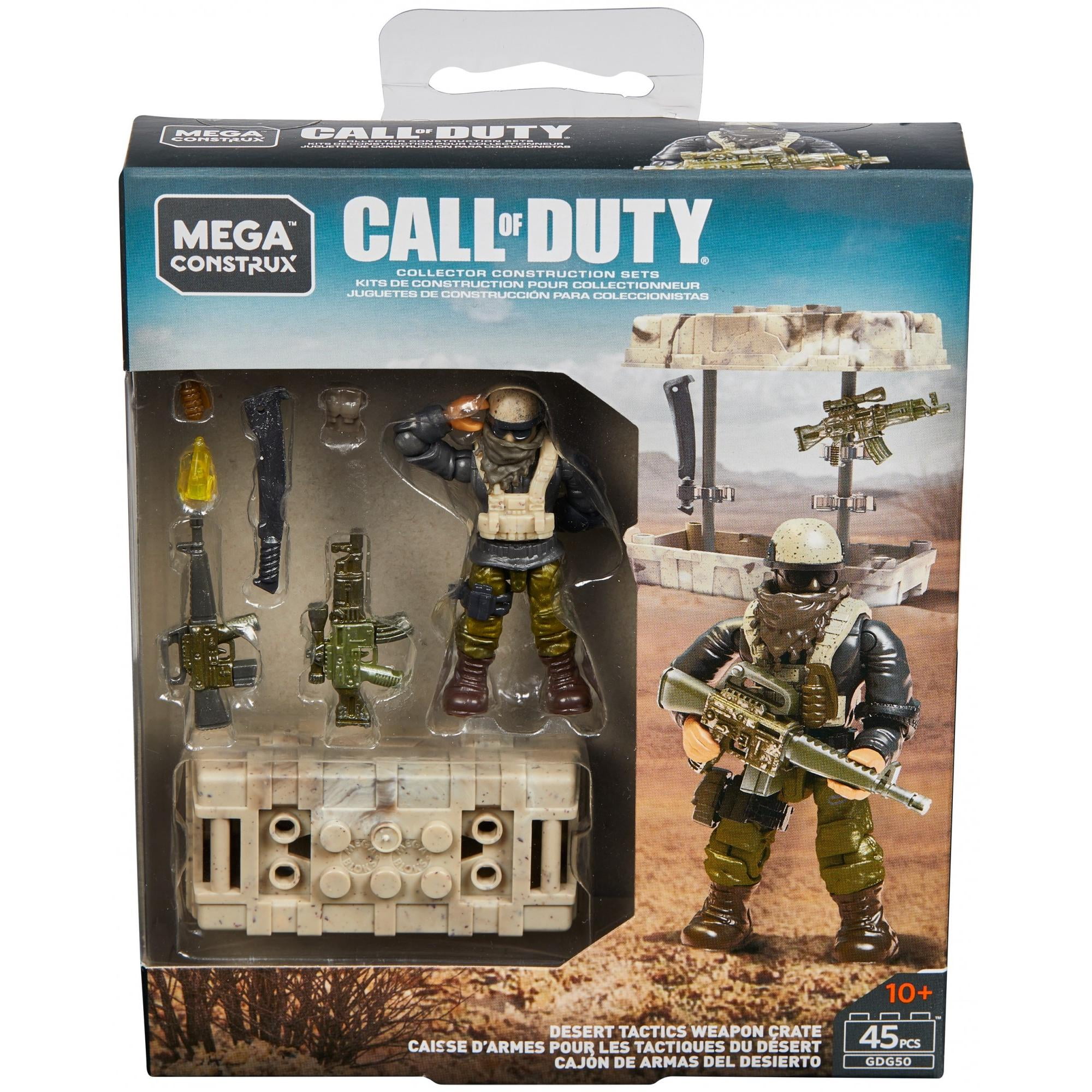SEALED! Mega Construx Call Of Duty DESERT TACTICS Weapon Crate GDG50 NEW 