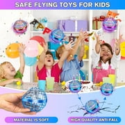 Flying Orb Ball Toy, Galaxy Hover Ball, Cosmic Fly Ball, Fidget Spinner, Hand Operated Orbit with RGB Led Light, Cool Spinning Outdoor Toys Gifts for 6 7 8 9 10+ Year Old Boys Girls Teens Adults, 1pc