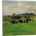 thumbnail image 1 of ARTCANVAS Landscape with Group of Five Cows 1901 Canvas Art Print by Piet Mondrian - Size: 18" x 18" (1.50" Deep), 1 of 9