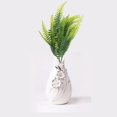 thumbnail image 2 of Planta Artificial 7 Ramas Verde Persa Hojas Hierba Decoración Floral 40cm, 2 of 7