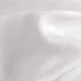thumbnail image 4 of Sleep Zone Washed Jacquard Stripe Duvet Cover Set Twin/Twin XL, OEKO-TEX Soft Breathable Bedding, Lightweight All-Season Use, Hidden Zipper & Corner Ties, Machine Washable (White, Twin/Twin XL), 4 of 12