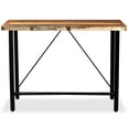 thumbnail image 5 of vidaXL Bar Set 3/5/7/9 Piece Industrial Solid Reclaimed Wood Pub Table Stool, 5 of 22