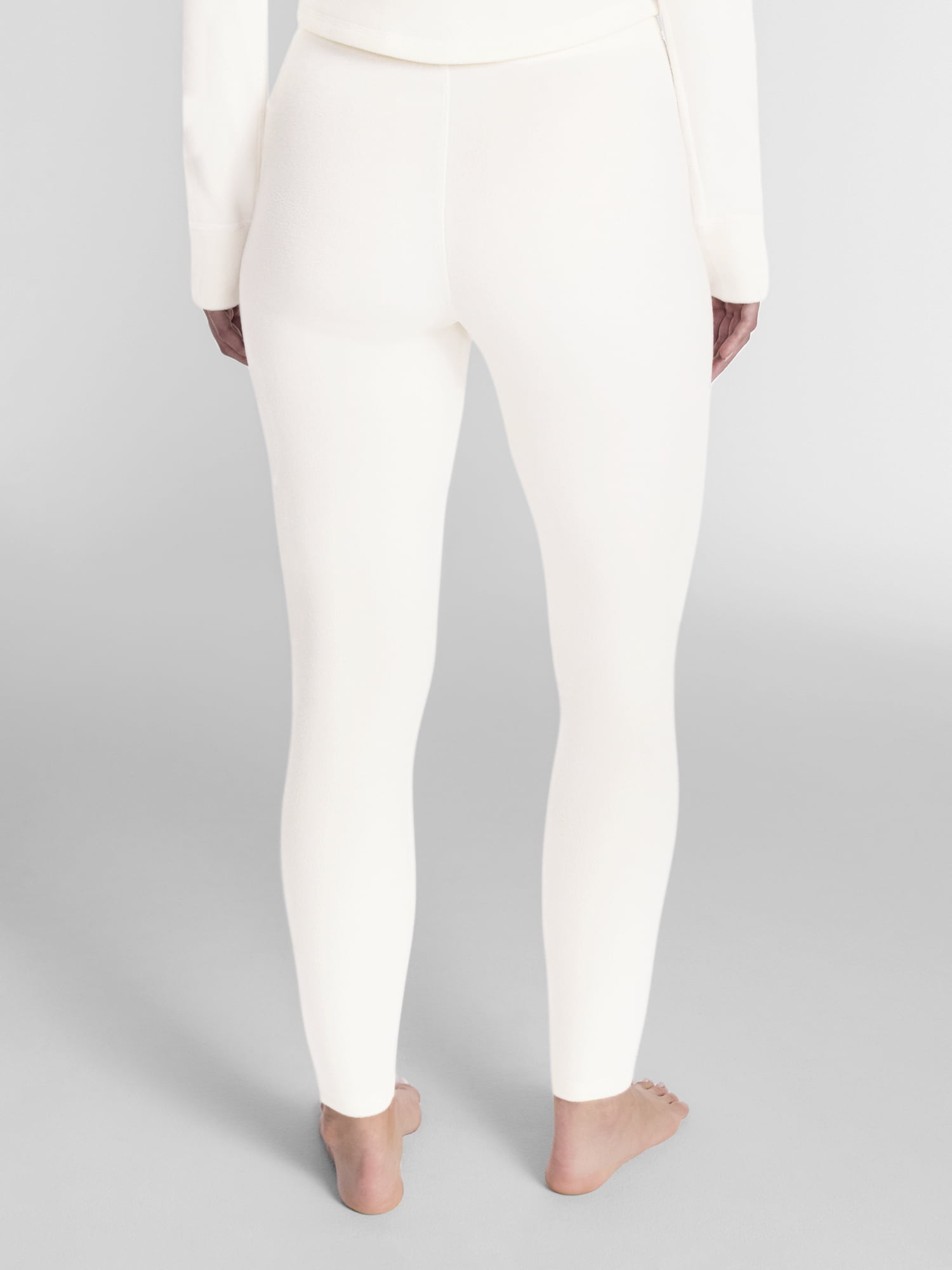ClimateRight by Cuddl Duds Stretch Fleece Women's Mild Natural Rise Base Layer Thermal Legging, Sizes XS to 4X
