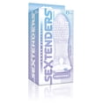 thumbnail image 3 of Sexy Gift Set Bundle of The Silver Starter, Bejeweled Heart Stainless Steel Plug, Diamond and Icon Brands Vibrating Sextenders, Nubbed, 3 of 5