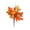 A, variant on Artificial Maple Leaf Sprig, Fall Thanksgiving Halloween Decor, Realistic Plastic Leaves for Tabletop Centerpiece Party Decor(A)