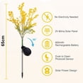 thumbnail image 2 of Garden Solar Lights, Auto On Off Outdoor Lights for Gardens, Lawns, Patios, Yards, Parks, Multi-Color Changing Flower Stake Light Decorative Landscape, 2 of 5