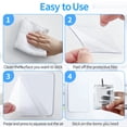 thumbnail image 3 of Cinta Nanoadhesiva Matsuzay 30 unids/set DIY cortable reutilizable accesorio de montaje en pared fuerte poder adhesivo, 3 of 6