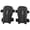 Black, variant on NFTIGB Youth Soccer Shin Guards Protective Leg Guards Dual Strap Football Training Pads for Children Sports Gear (6.7 in / 17 cm, Red)