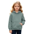 thumbnail image 5 of Girls Hoodies Long Sleeve Pocket Pullover Hooded Sweatshirt Casual Cute Fall Winter Outfits Size 6-7 Years, 5 of 7