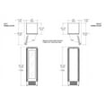 thumbnail image 2 of Bertazzoni Ref24wcl 24" Wide 80 Bottle Capacity Left Swing Column Wine Cooler - Panel, 2 of 2
