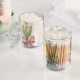 thumbnail image 5 of Pastel Bows on Flowers Translucent Plastic Cans Storage Canisters with Lid Set of 4, 5 of 7