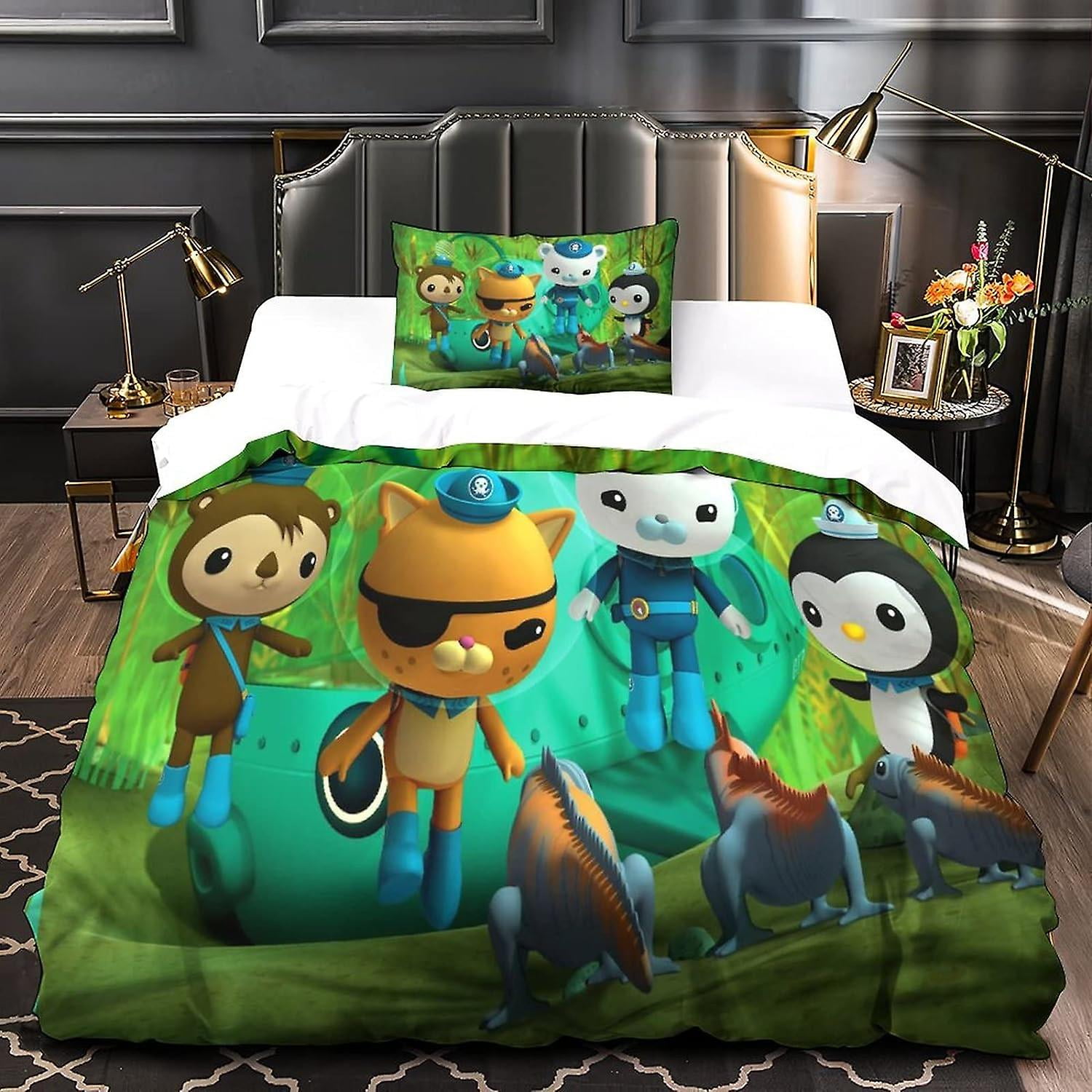 Pieces The Octonauts Bedding Set Boys And Girls Quilt Duvet