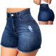 thumbnail image 3 of Txlixc Pantalones cortos casuales para mujeres, pantalones cortos de cintura alta Txlixc  moda, 3 of 6