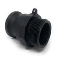 thumbnail image 3 of Gloxco Polypropylene Type F Cam and Groove Fitting, 1-1/2" Male Camlock Adapter x 1-1/2" Male NPT (CAM-15-F-PP), 3 of 6