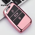 thumbnail image 1 of Soft TPU Cover Case Fob Compatible with Magotan Passat B8 and Skoda Superb A7, Pink, 1 of 5