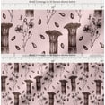 thumbnail image 2 of Soimoi Pink Cotton Voile Fabric Seeds,Herbs & Flower Print Sewing Fabric Yard 56 Inch Wide, 2 of 7