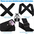 thumbnail image 4 of Underarm Shoulder Bag for Men, Double Shoulder Bag with Adjustable Strap Anti-theft Backpack Underarm Case for Wallet Pocket Phone, 4 of 7