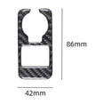 thumbnail image 3 of Real Bright Soft Car Interior Carbon Fiber Sticker DecorationCarbon Fiber Interior Power Outlet Cover For Toyota FJ Cruiser 2007-2014Auto Car Protection Interior Accessories, 3 of 8