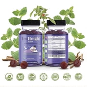 TruHeight Sleep Gummies - Kids & Teen Natural Sleep Aid for Tall & Growing Bodies - Pediatric Recommended Growth - Melatonin Gummy, Ashwagandha, L-Theanine, Lemon Balm - Mixed Berry, Taller Ages 4+