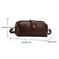 thumbnail image 3 of Bolso Bandolera de Un Solo Hombro para Mujer: Bolso de Mano de Piel con Múltiples Compartimentos y Gran Capacidad, con Doble Cremallera, Ideal para Viajes, Trabajo y Uso Diario., 3 of 6