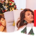 thumbnail image 1 of Fiudx Pendientes Festivos, Diseño de Copo de Nieve Acrílico Ligero, Conjunto de Renos Duraderos, Estilo Único de Árbol de Navidad, Ropa Informal de Fiesta, Regalos para Mujeres, Temporada Festiva, 1 of 6