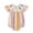 Multicolour, variant on Ticikt Baby Striped Little Flying Sleeve Cute Print Jumpsuit Bodysui Jumpsuit Bodysuit 80% Cotton for Summer Daily Wear,Color:Multicolour