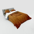 thumbnail image 3 of Ambesonne Christmas Bedding Set 3 Pcs, on Wood Pine, Twin, Brown, 3 of 3