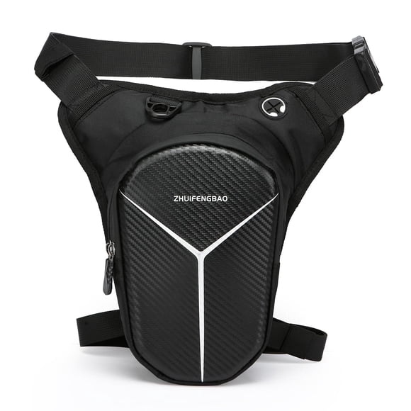 Bolsa para pierna de motocicleta Yucenbra impermeable negra