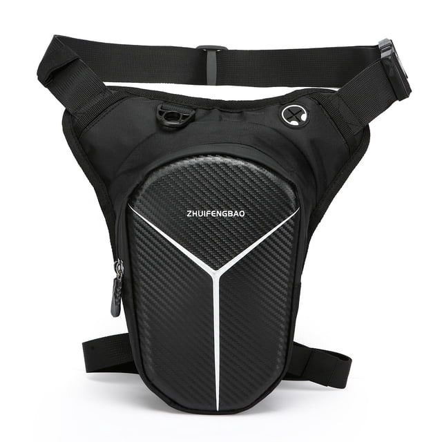 Bolsa para pierna de motocicleta Yucenbra impermeable negra