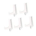 thumbnail image 5 of Pack of 5 Acrylic Display Plate Stand Clear Easel Holder for Cards Books Photo Frames Pictures Magazines CDs and Phones, 5 of 8