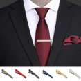 thumbnail image 2 of Ties Clips Fixing Tightly Solid Mini Lightweight Stable Easy to Use Convenient Metal Tie Copper Bar Clips for Adult, 2 of 8